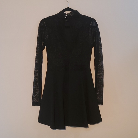 Teen Formal Dress with Built-in Shorts - Picture 2 of 3